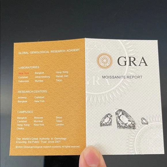 💎0.1Ctw Moissanite Jesus Cross Hoop Round Earrings GRA Certificate - Picture 8 of 11